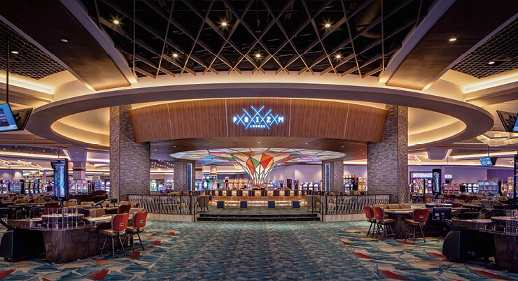 Exterior view of the PRIZM Lounge